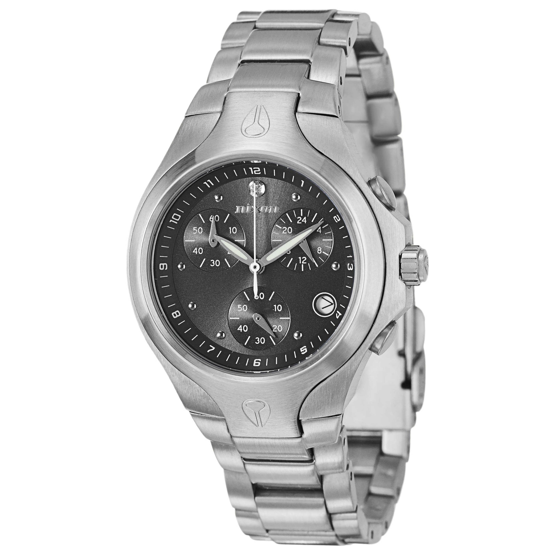 Front view of Nixon The Starlet Women's Japanese Quartz (Battery-Powered) Watch A080