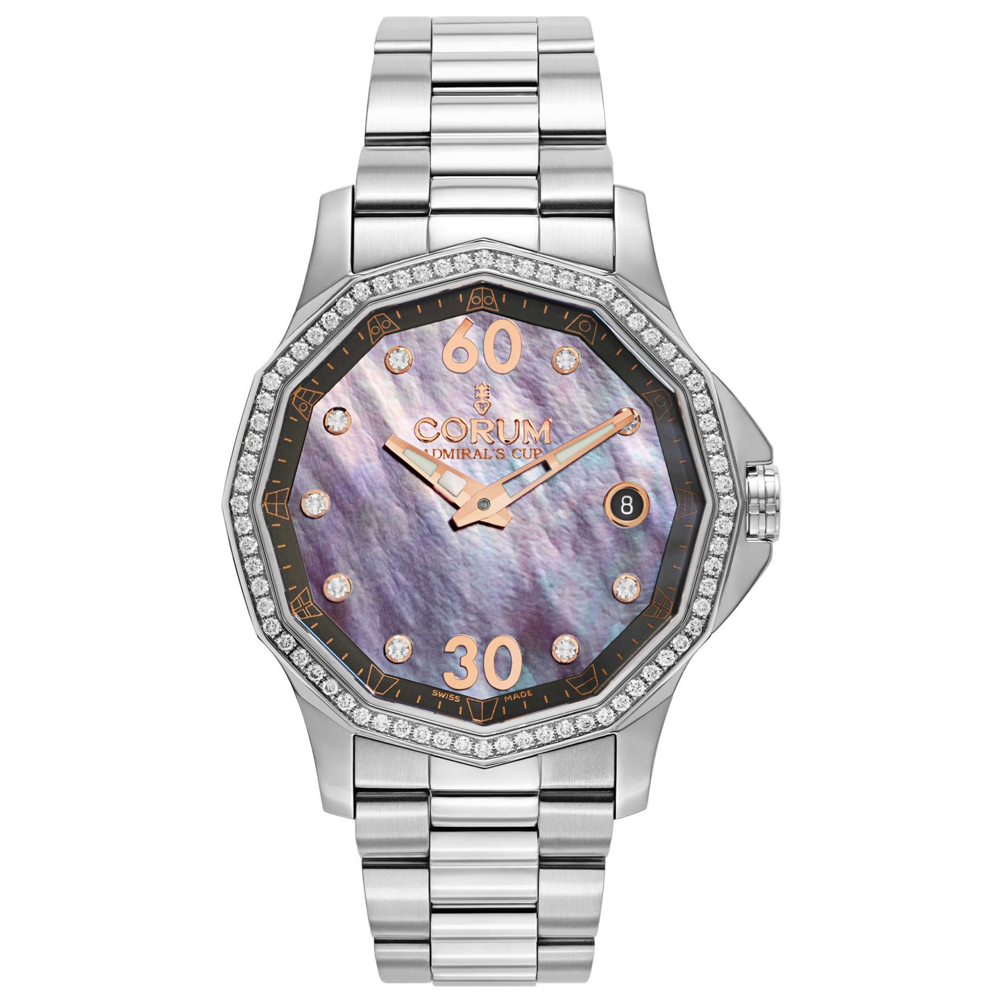 Front view of Corum Admiral's Cup Women's Automatic Watch A082-03431