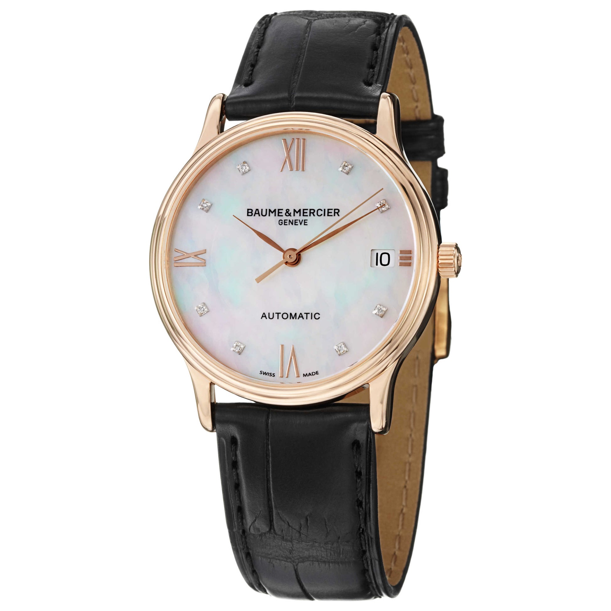 Front view of Baume and Mercier Classima Women's Automatic Watch A10077
