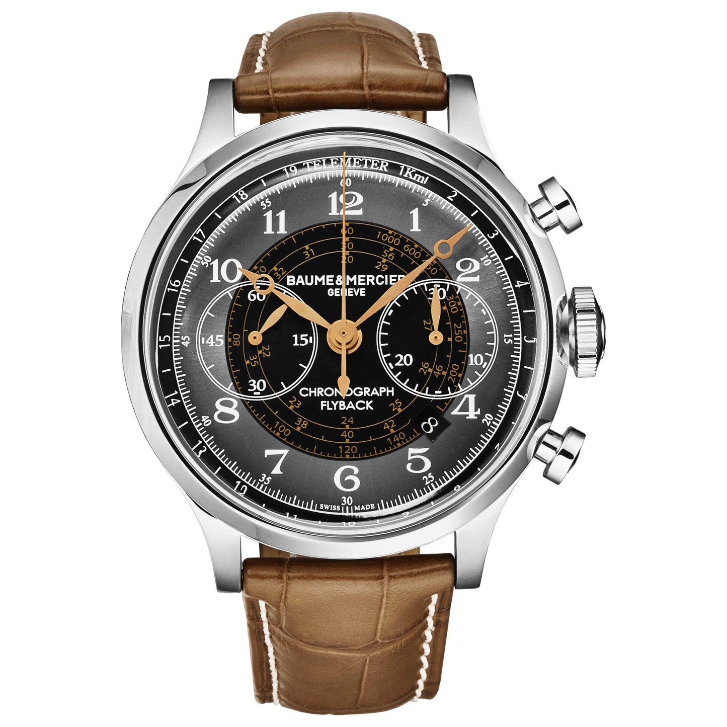 Front view of Baume and Mercier Capeland Men's Automatic Watch A10094