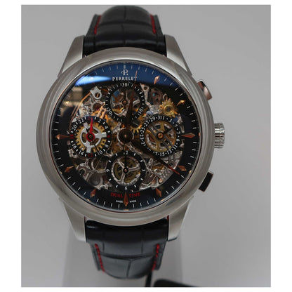 Front view of Perrelet Skeleton Chrono Men's Automatic Watch A1010-9-SD