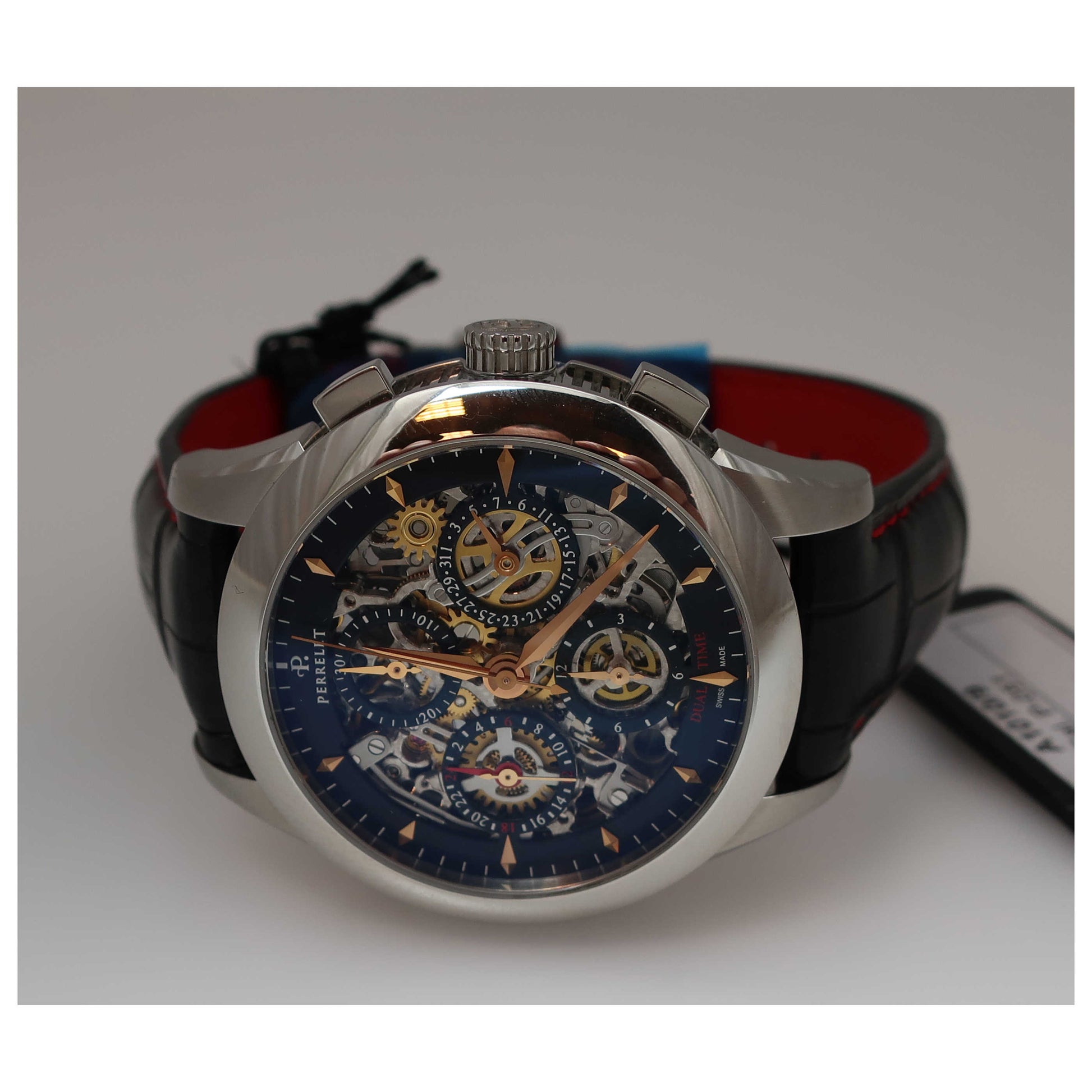 Perrelet Skeleton Chrono Men's Automatic Watch A1010-9-SD - Image #8