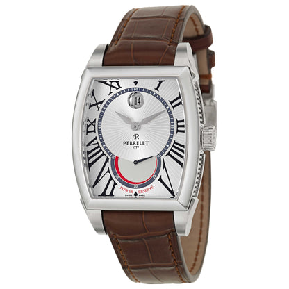 Front view of Perrelet Power Reserve Men's Automatic Watch A1017-1