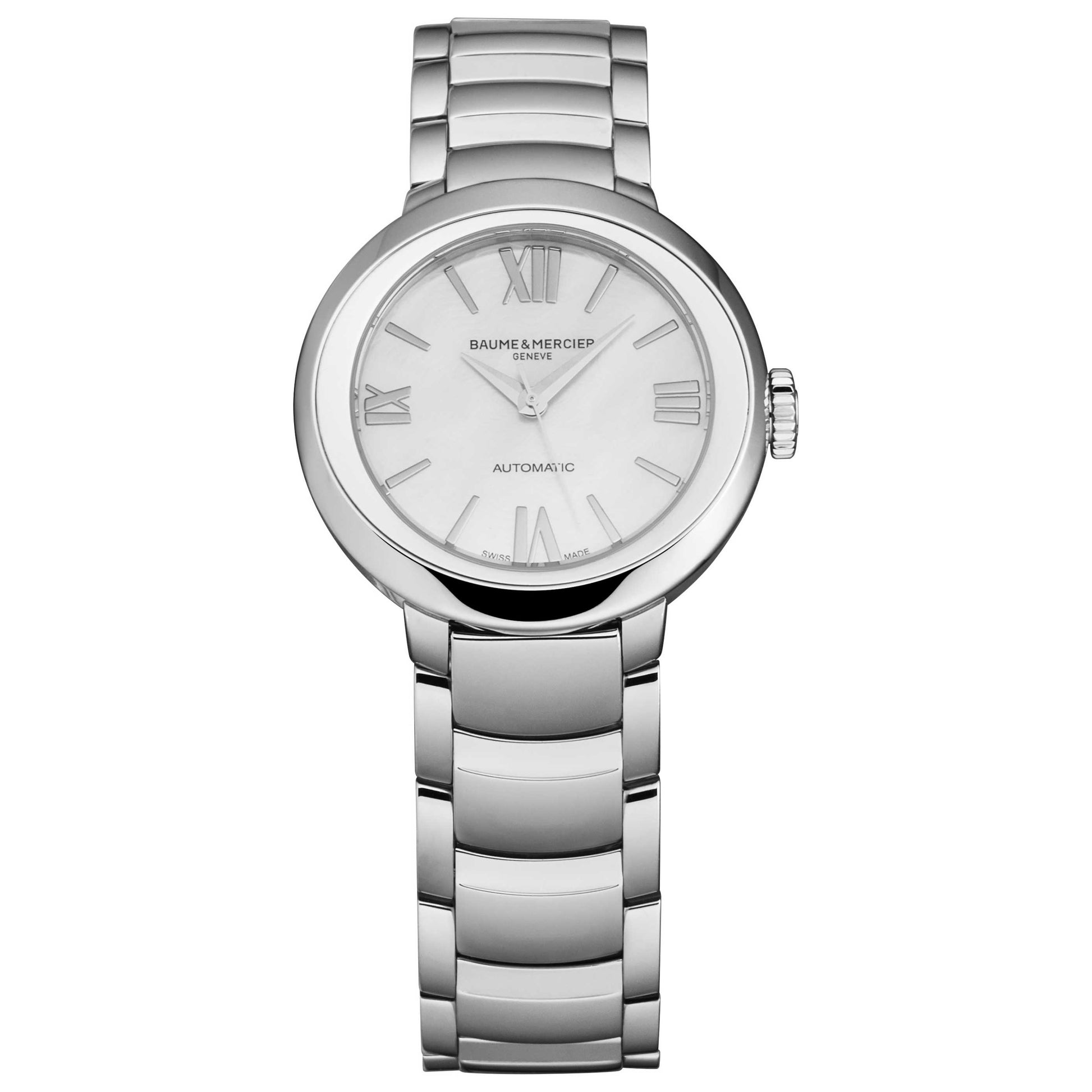 Front view of Baume and Mercier Promesse Women's Automatic Watch A10182