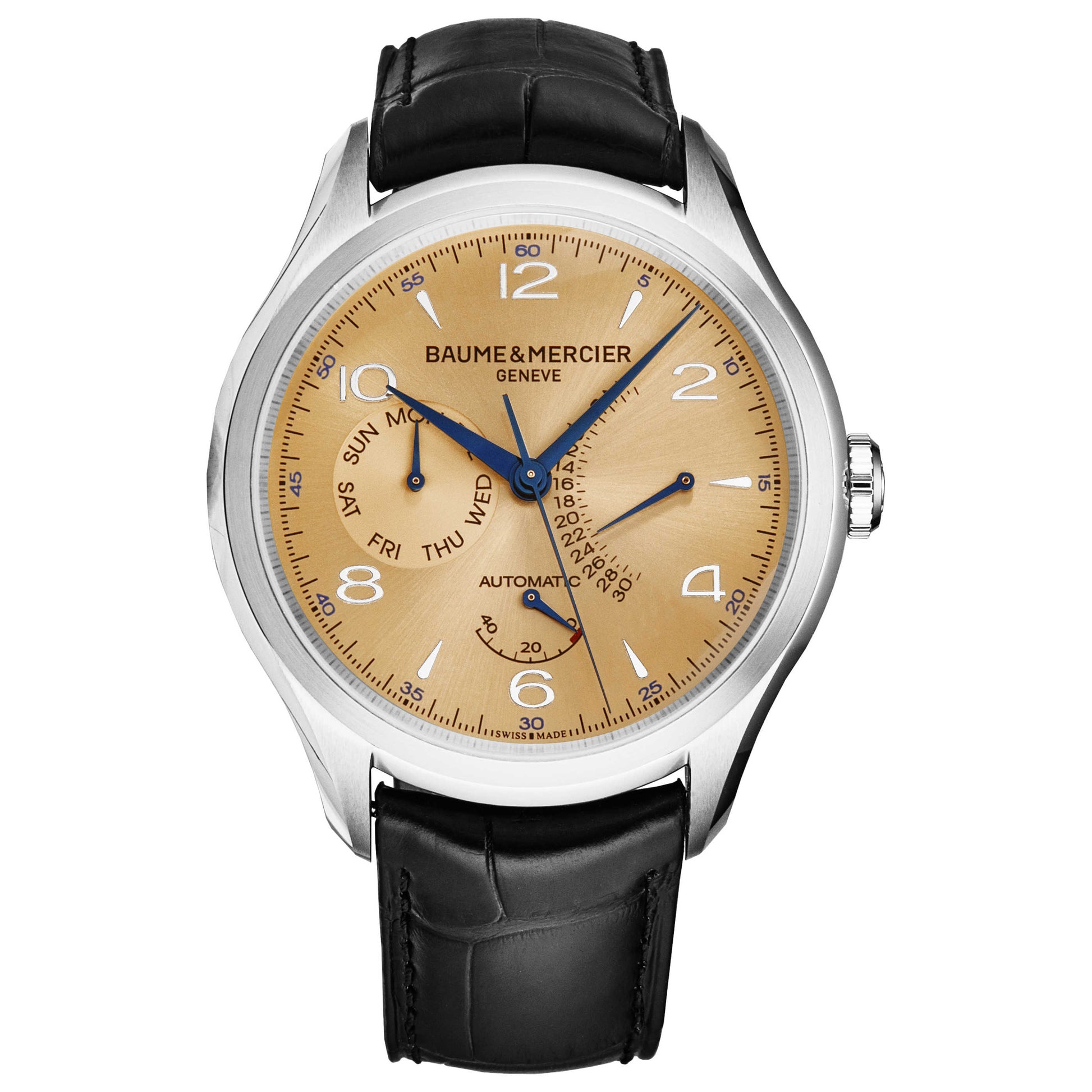 Front view of Baume and Mercier Clifton Men's Automatic Watch A10189