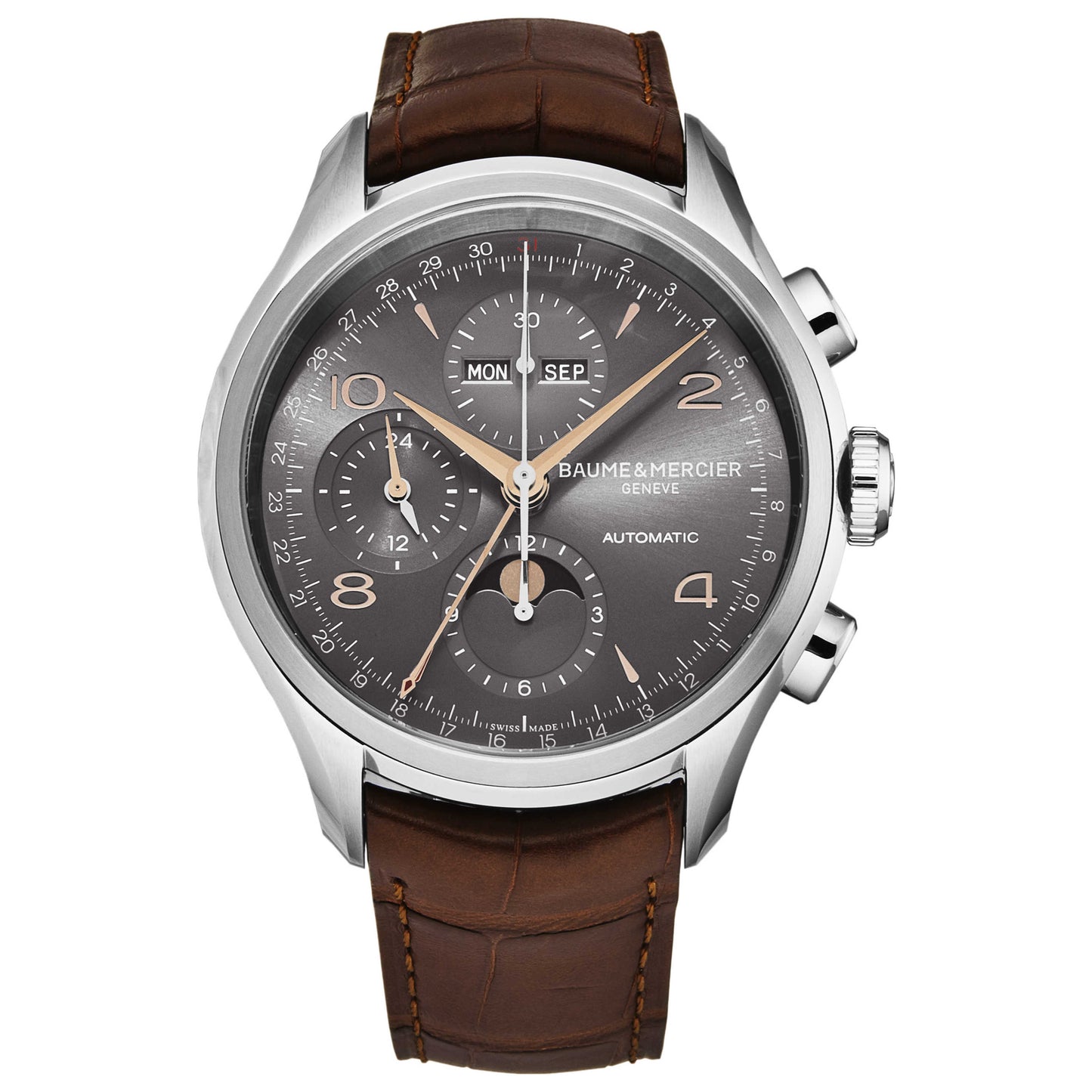 Front view of Baume and Mercier Clifton Men's Automatic Watch A10303