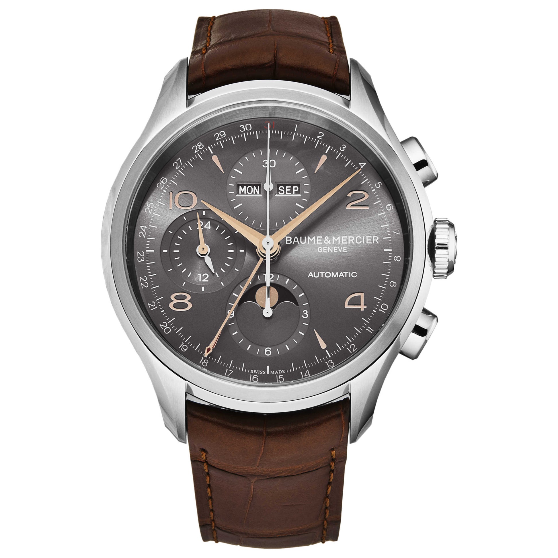 Front view of Baume and Mercier Clifton Men's Automatic Watch A10303