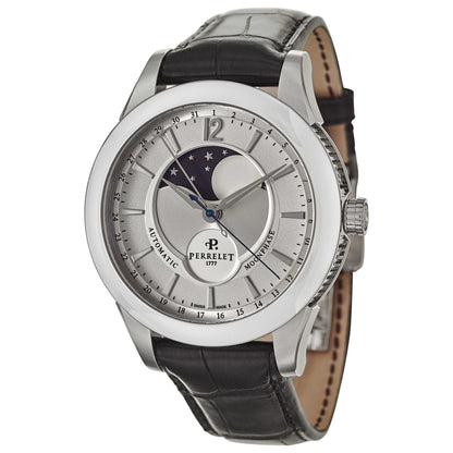 Front view of Perrelet Moonphase Men's Automatic Watch A1039-6