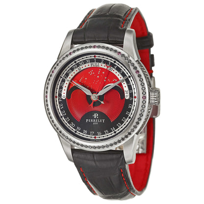 Front view of Perrelet Moonphase Men's Automatic Watch A1040-4
