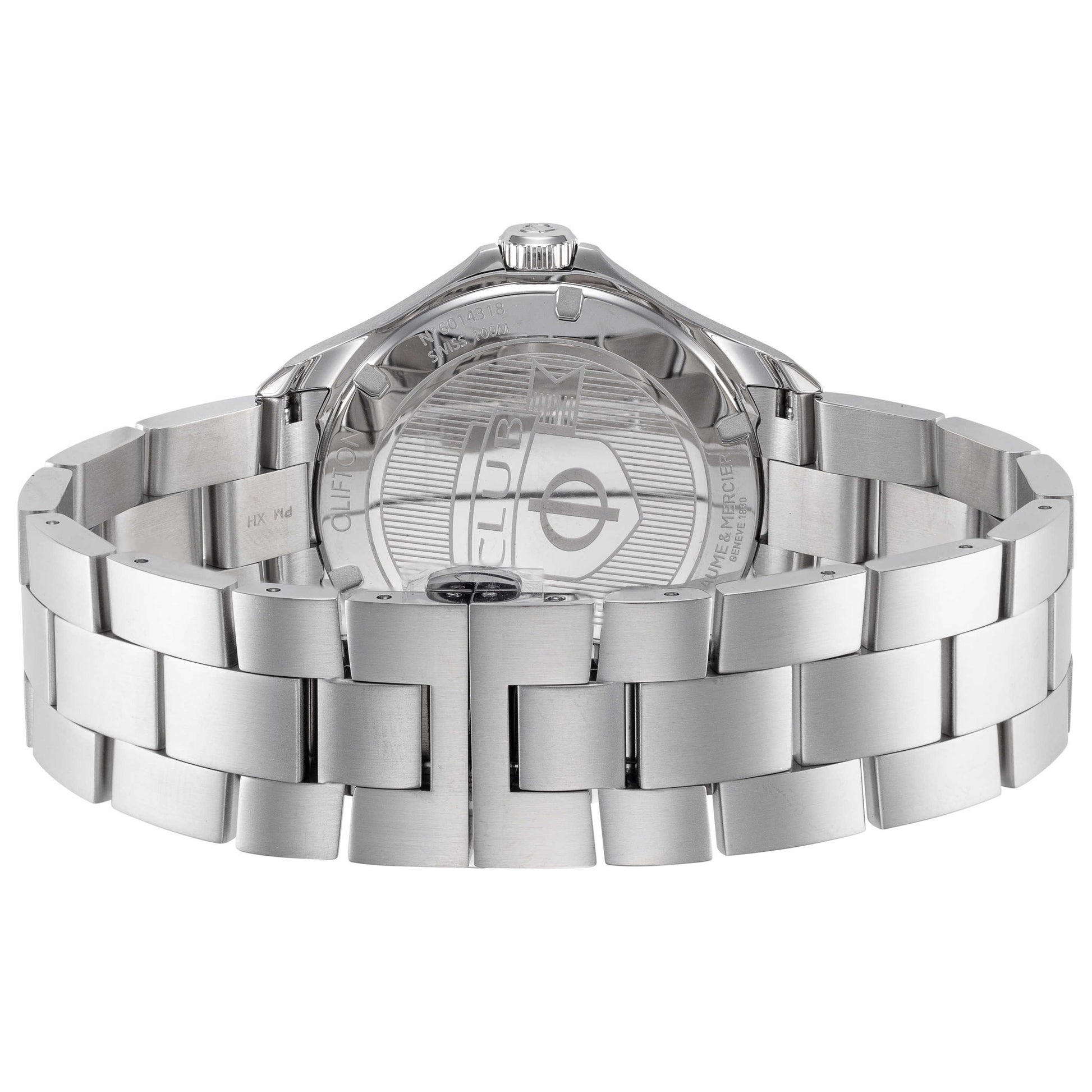 Back view of Baume and Mercier Clifton Men's Quartz Watch A10412