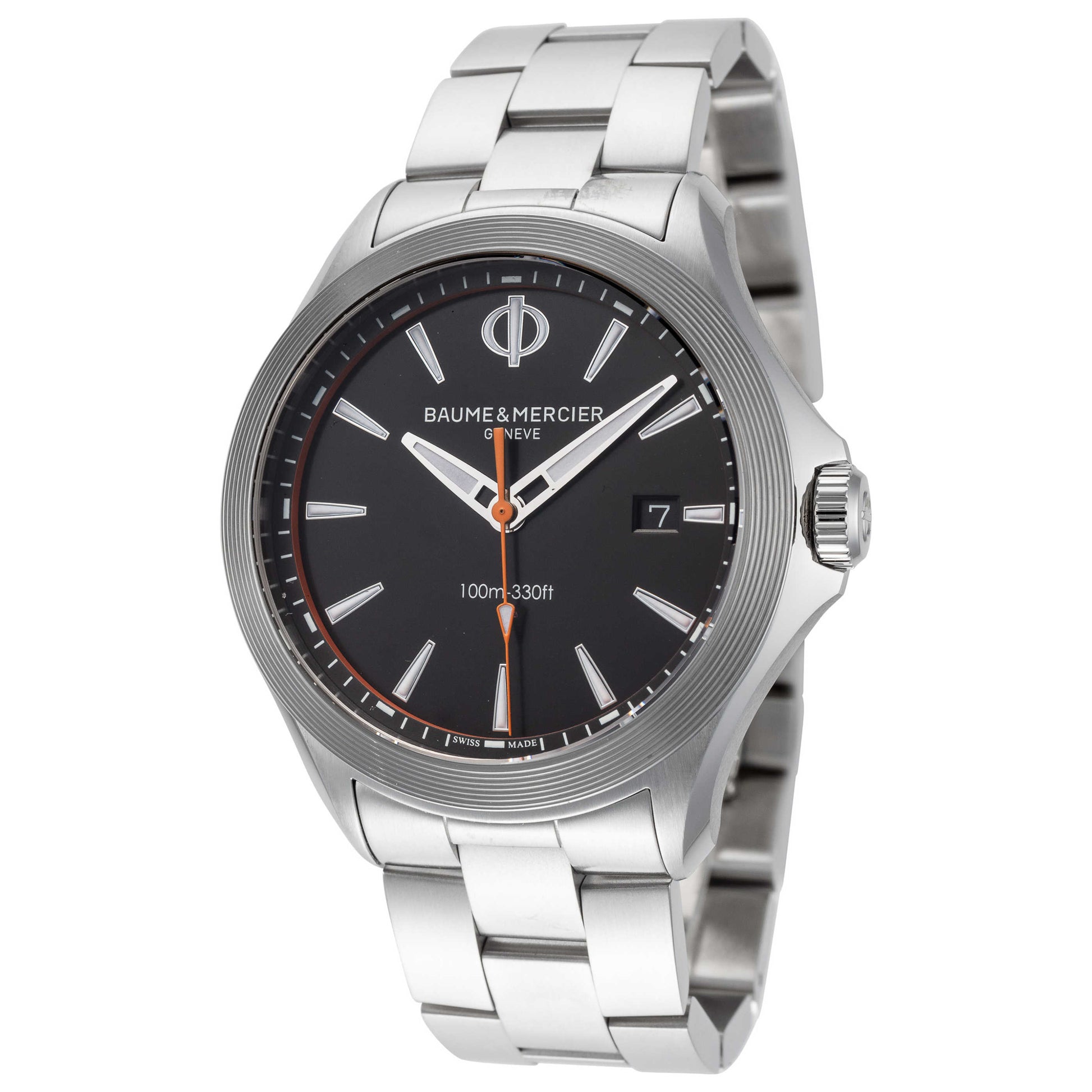 Front view of Baume and Mercier Clifton Men's Quartz Watch A10412