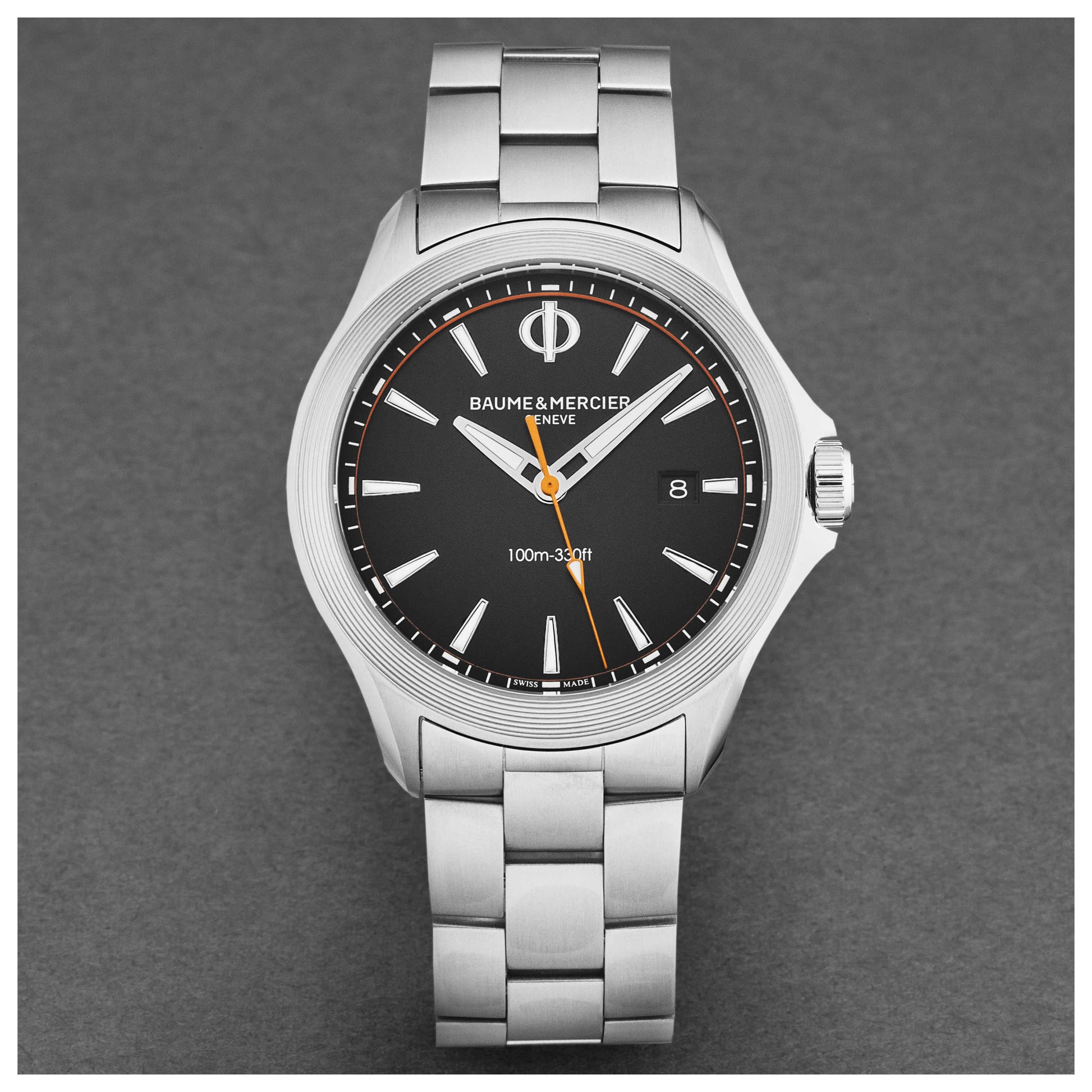Left view of Baume and Mercier Clifton Men's Quartz Watch A10412