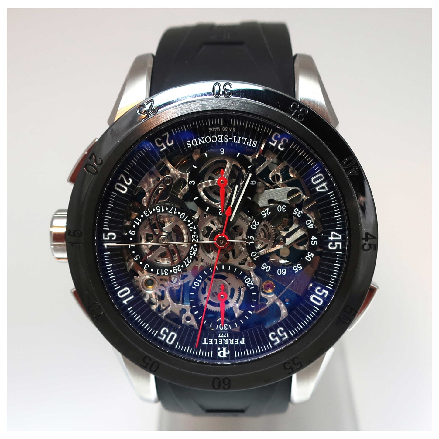 Front view of Perrelet Chronograph Men's Automatic Watch A1043-2-SD2