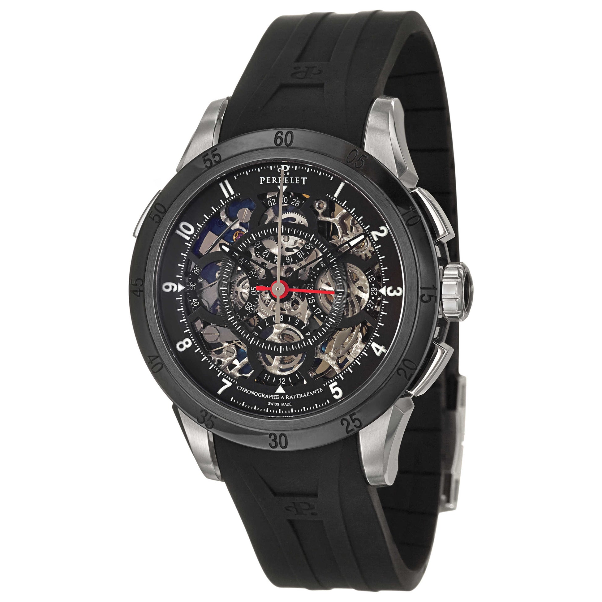 Front view of Perrelet Chronograph Men's Automatic Watch A1043-2