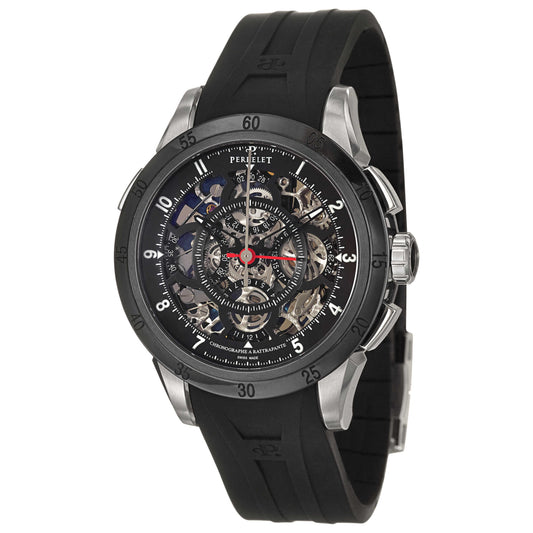 Front view of Perrelet Chronograph Men's Automatic Watch A1043-2