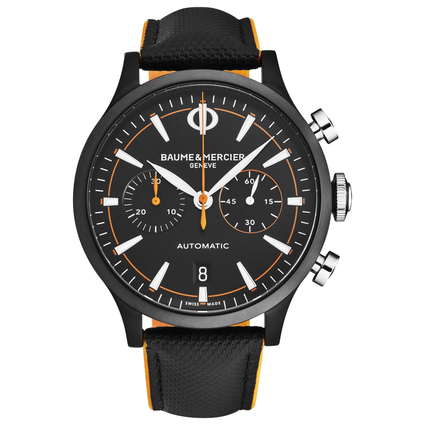Front view of Baume and Mercier Capeland Men's Automatic Watch A10452