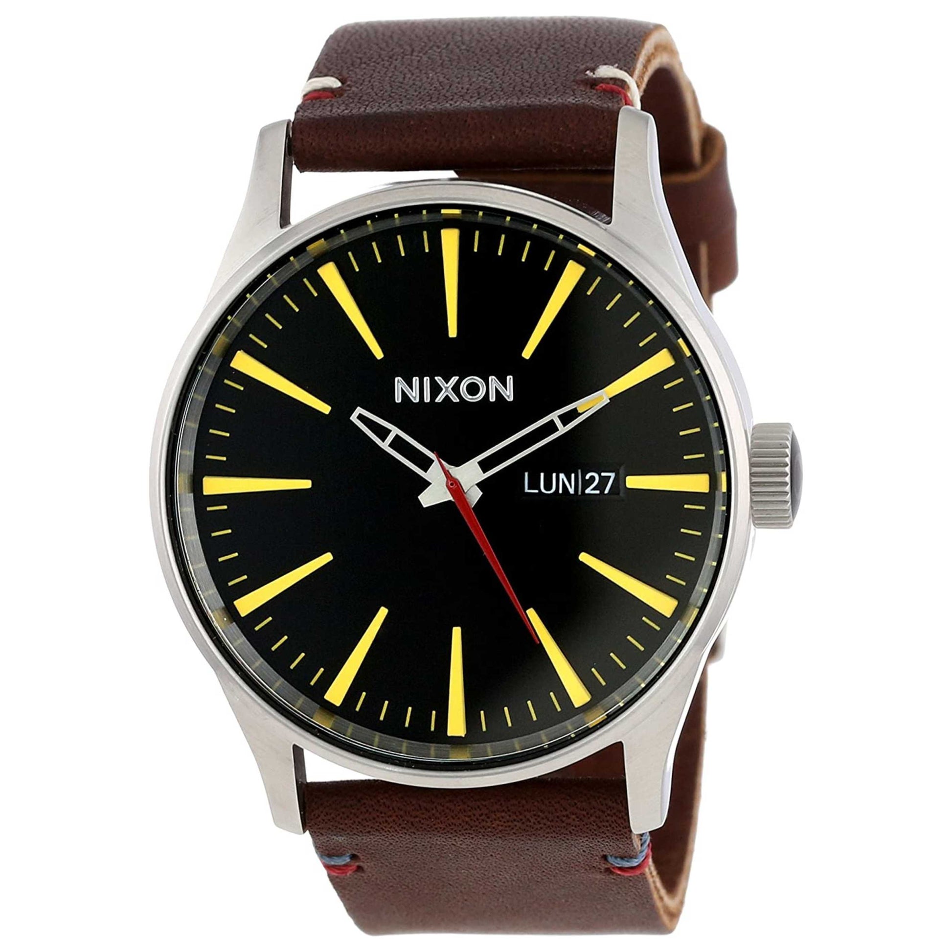 Front view of Nixon The Sentry Men's Japanese Quartz (Battery-Powered) Watch A105019-00