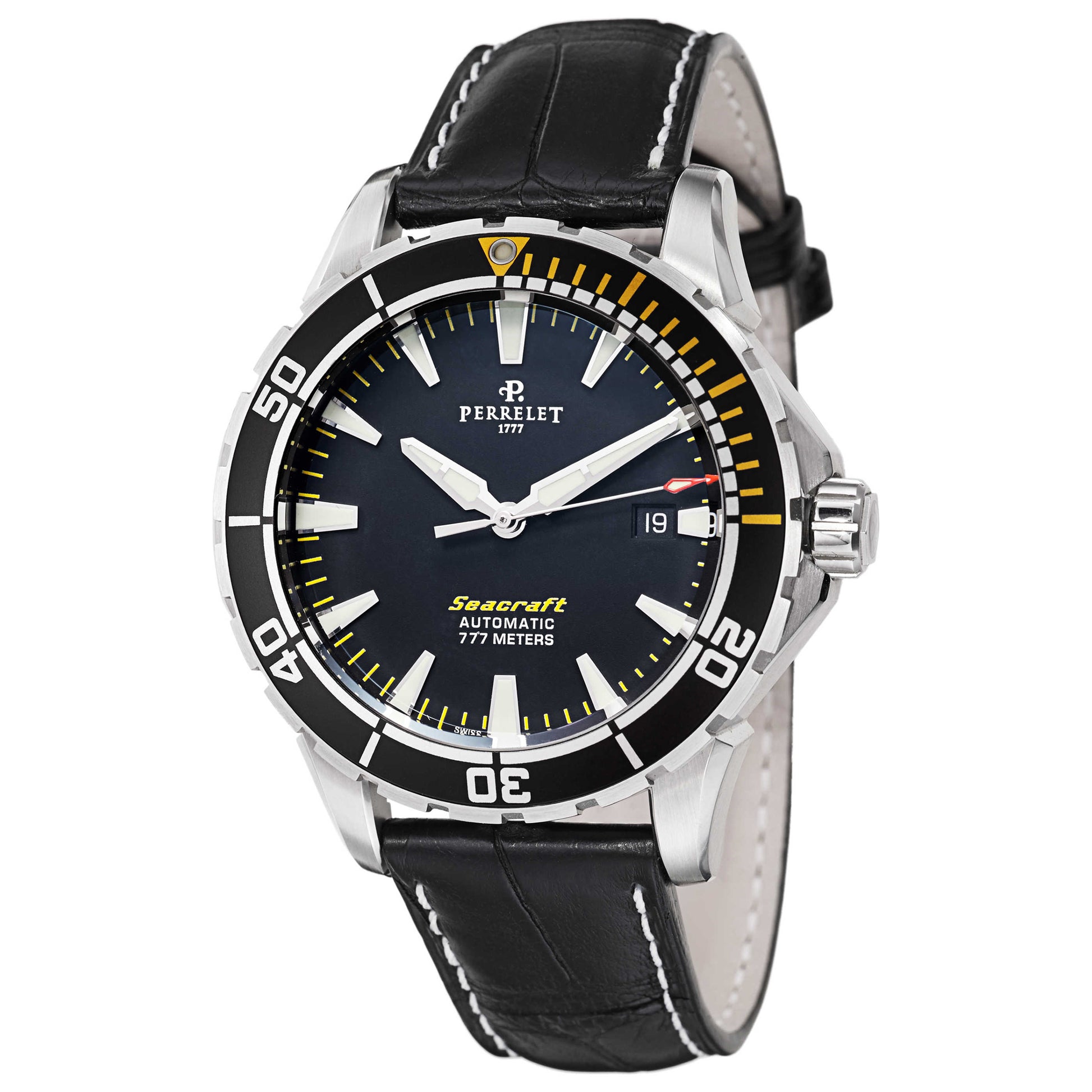 Front view of Perrelet Diver Men's Automatic Watch A10534