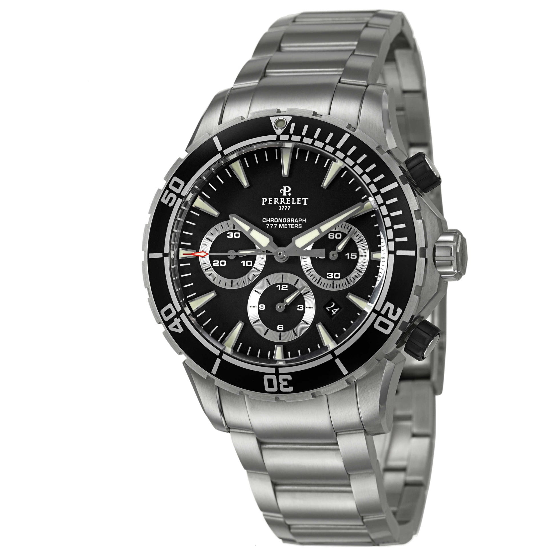 Front view of Perrelet Diver Men's Automatic Watch A1054-B