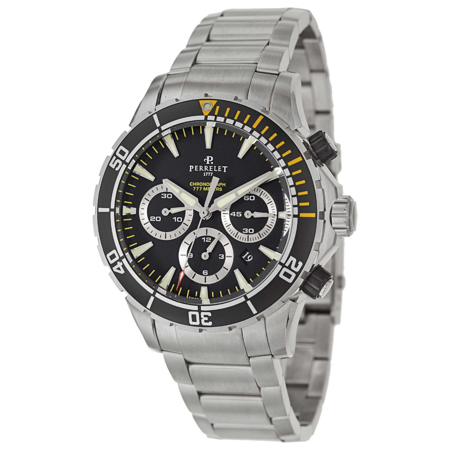 Front view of Perrelet Diver Men's Automatic Watch A1054D
