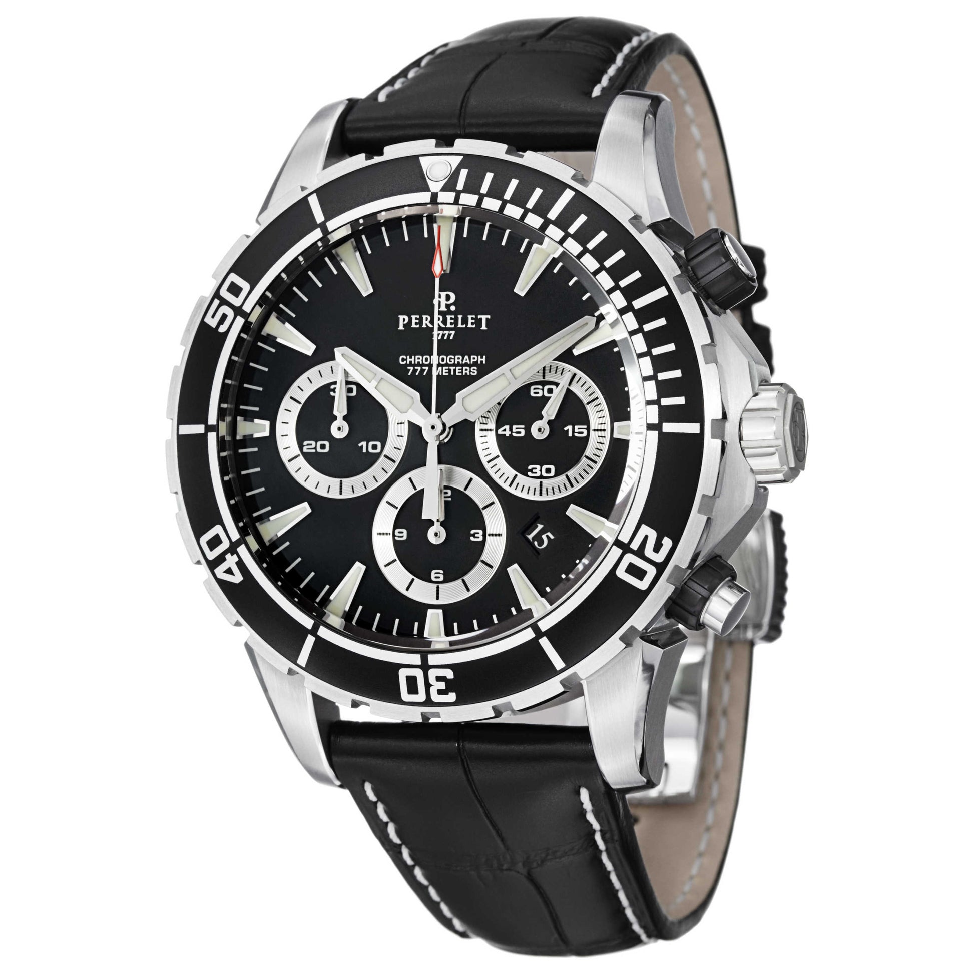 Front view of Perrelet Seacraft Men's Automatic Watch A1054/2