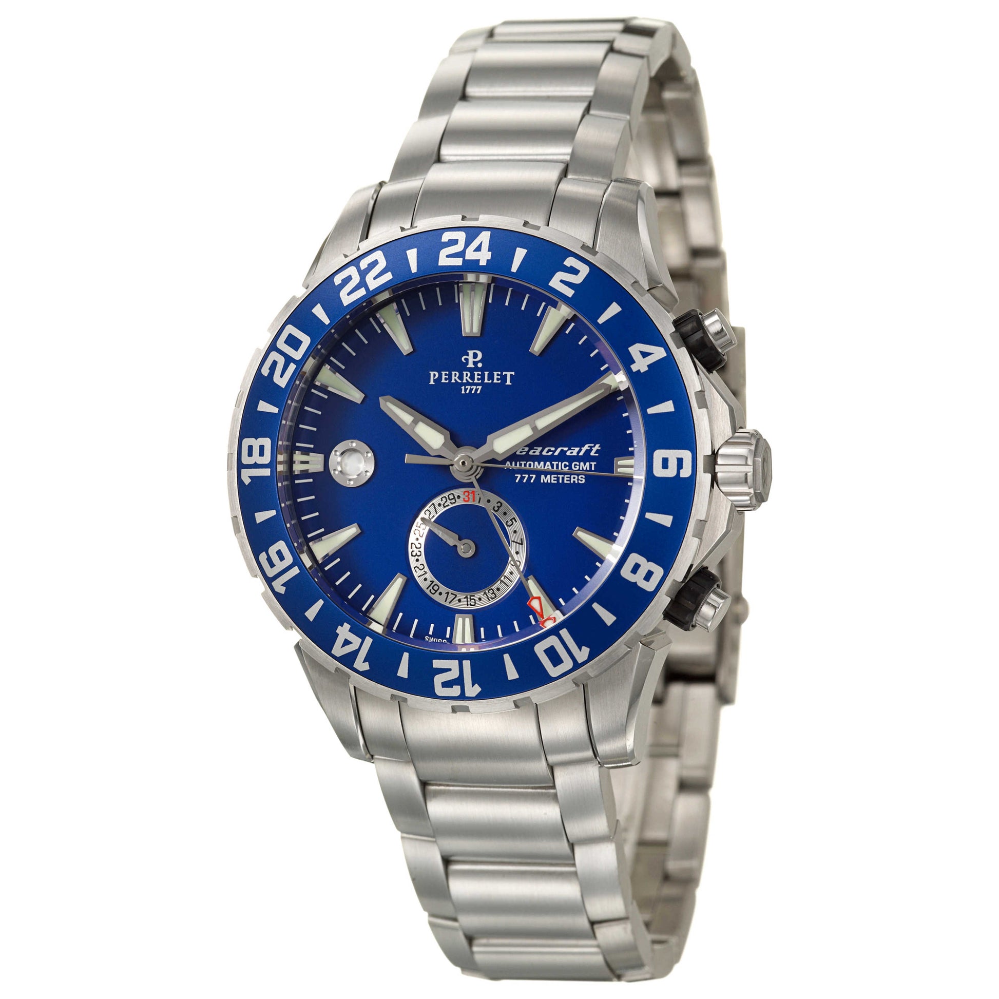 Front view of Perrelet Diver Men's Automatic Watch A1055-C
