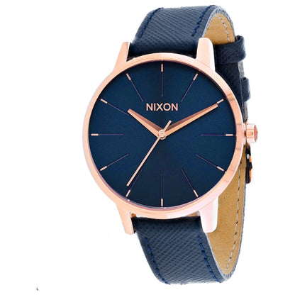 Front view of Nixon Kensington Leather Women's Quartz Watch A108-2195