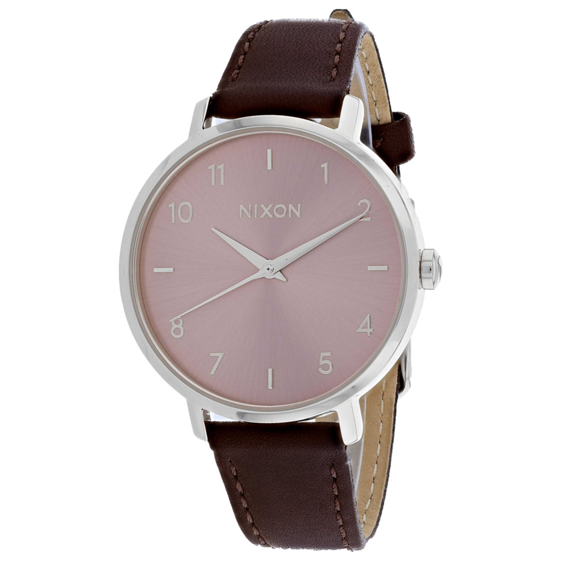 Front view of Nixon Arrow Leather Women's Quartz Watch A1091-2878
