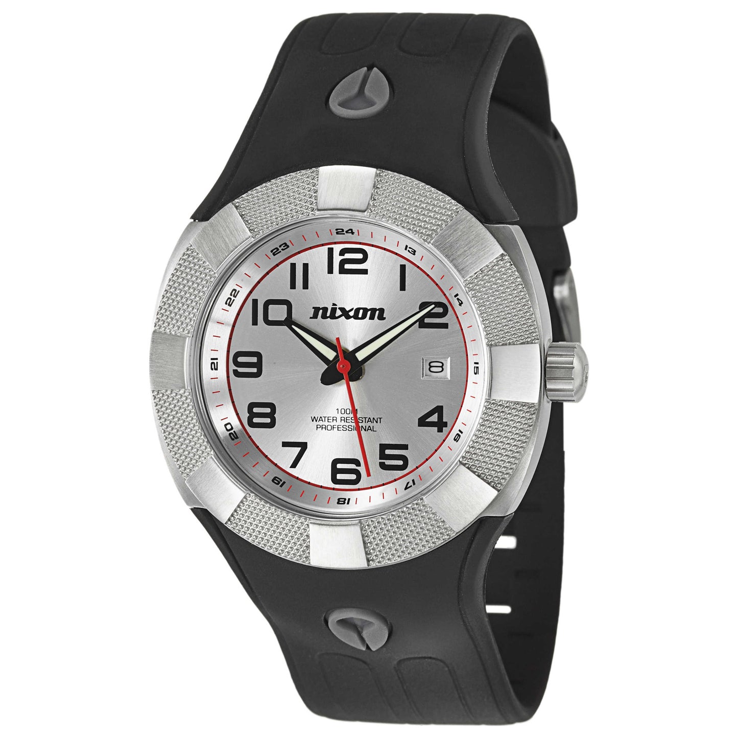 Front view of Nixon The 500 Men's Japanese Quartz (Battery-Powered) Watch A111