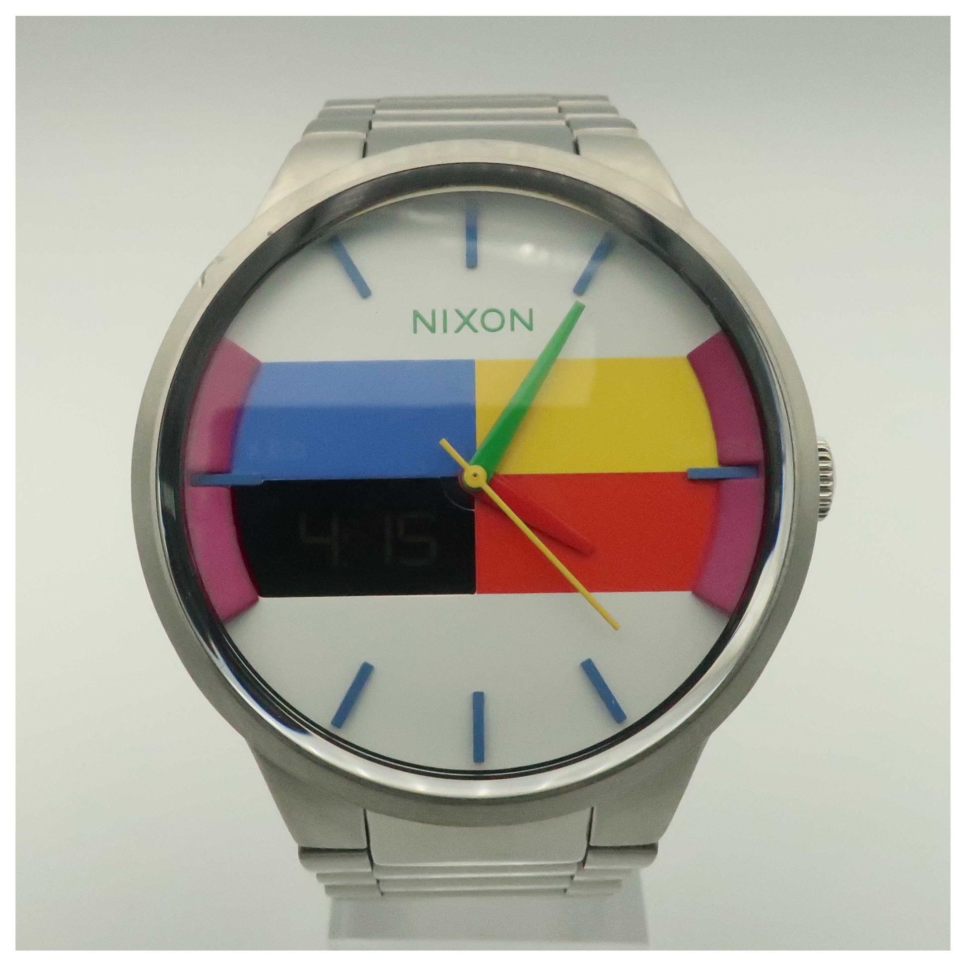 Front view of Nixon The Spencer Men's Quartz Watch A113-377-PO