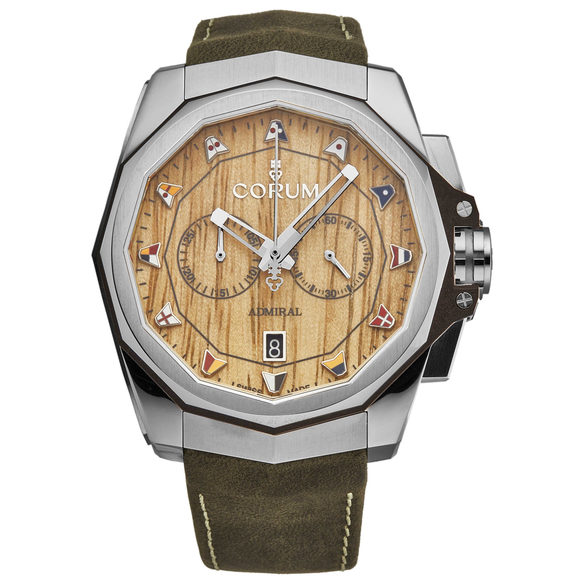 Front view of Corum Admiral Cup Men's Automatic Watch A116/03574