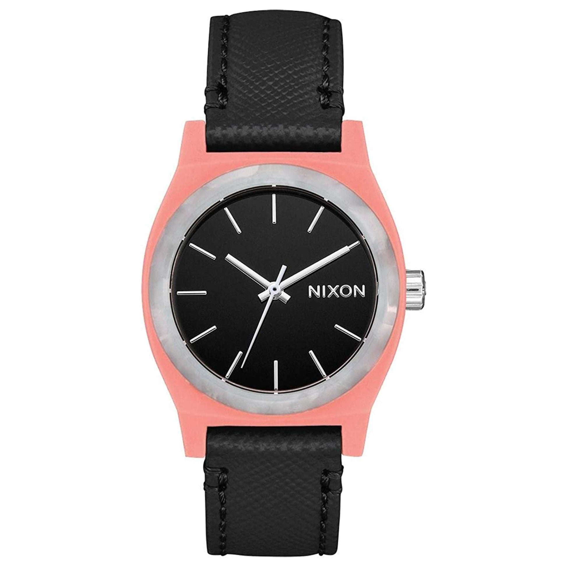 Front view of Nixon The Time Teller Women's Quartz Watch A11723188-00