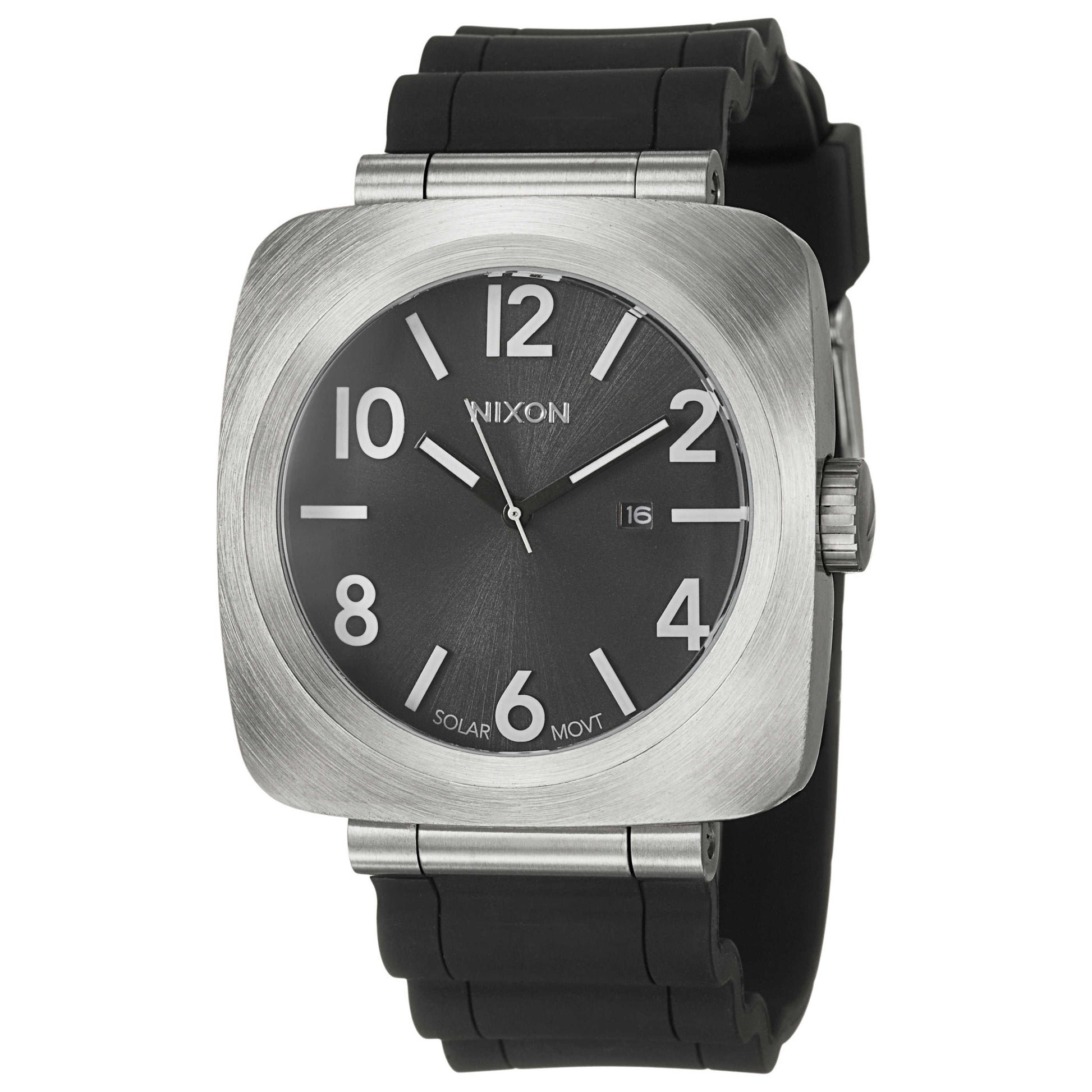 Front view of Nixon The Volta Men's Solar Powered Quartz Watch A118000-00