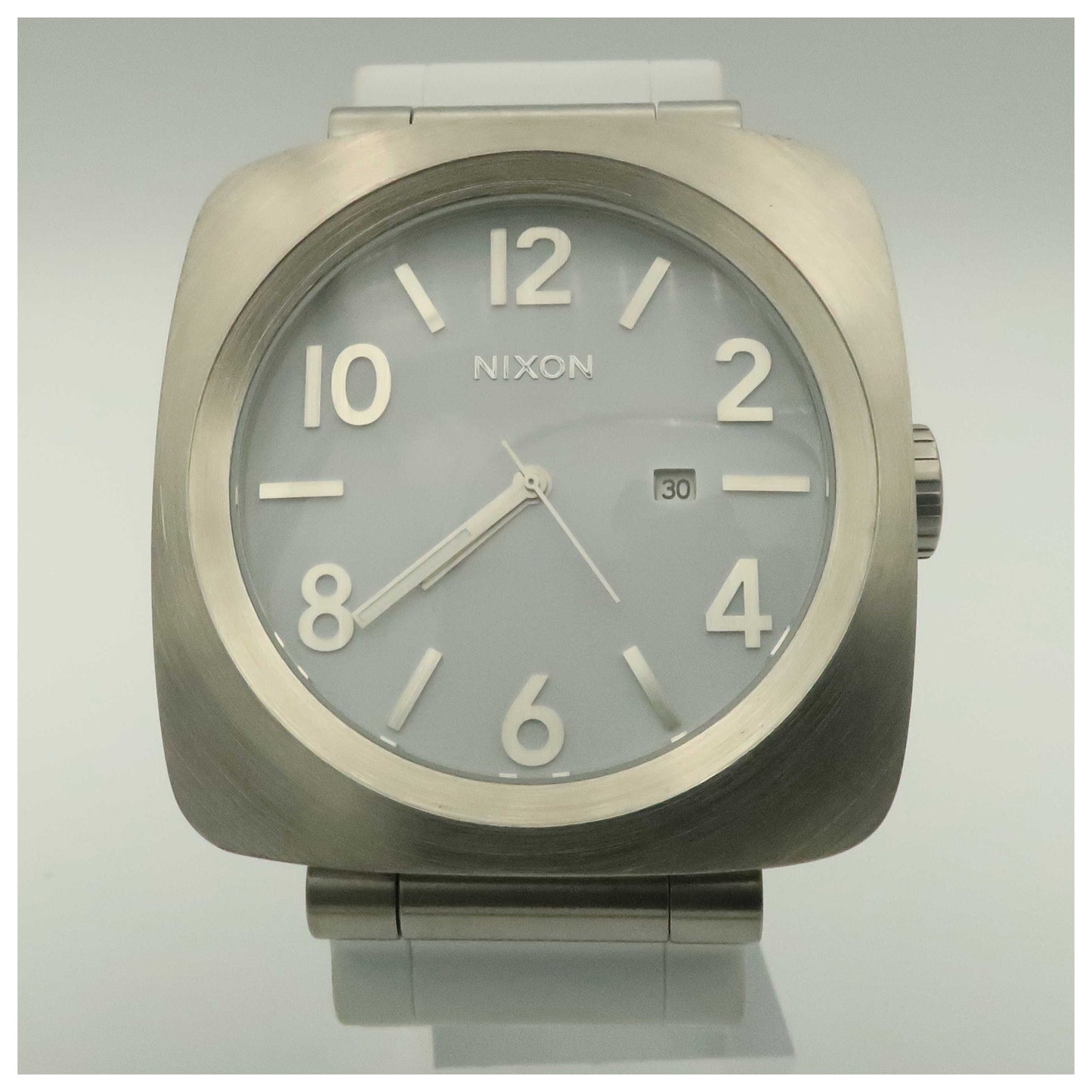 Front view of Nixon The Volta Men's Solar Powered Quartz Watch A118100-00-PO