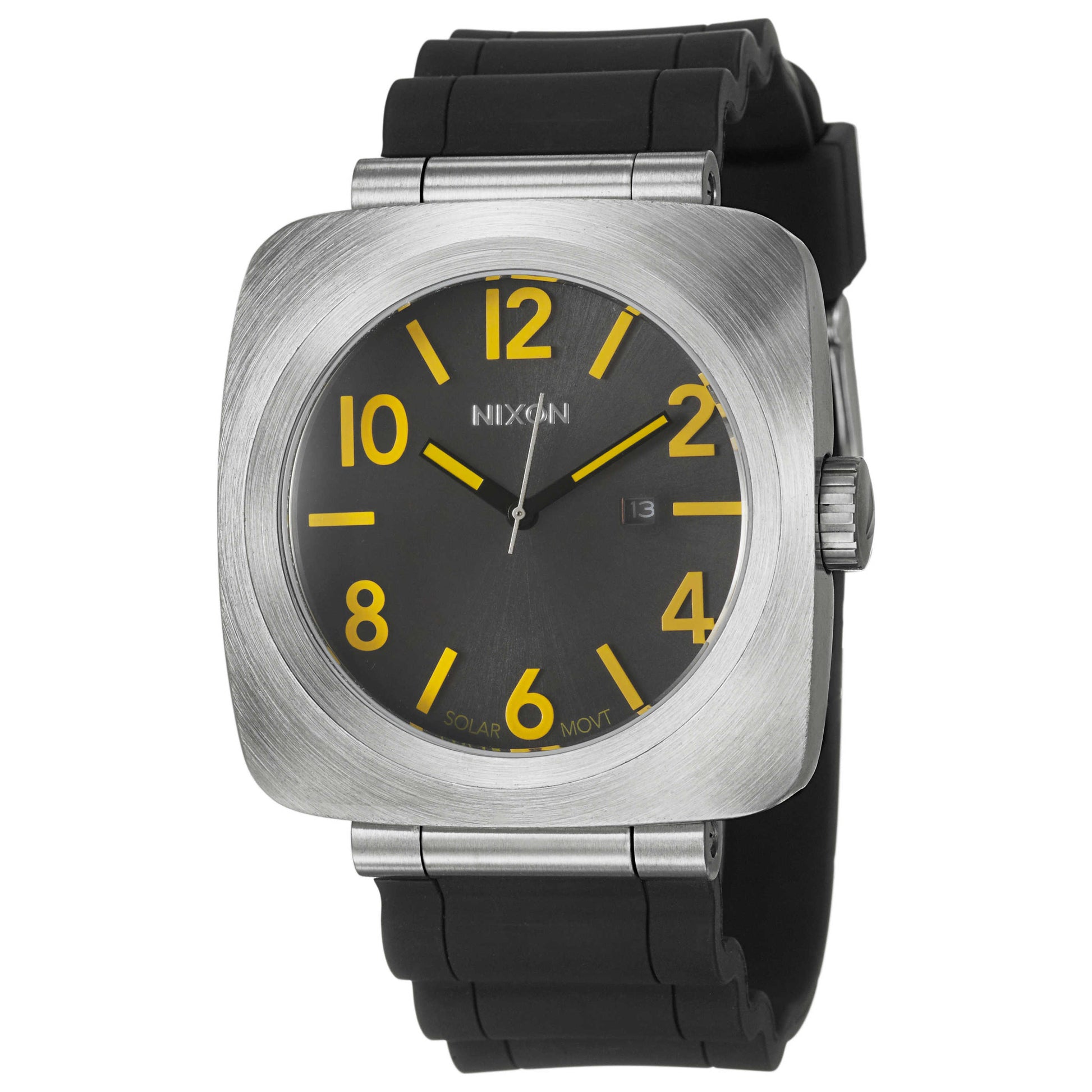 Front view of Nixon The Volta Men's Solar Powered Quartz Watch A118293-00