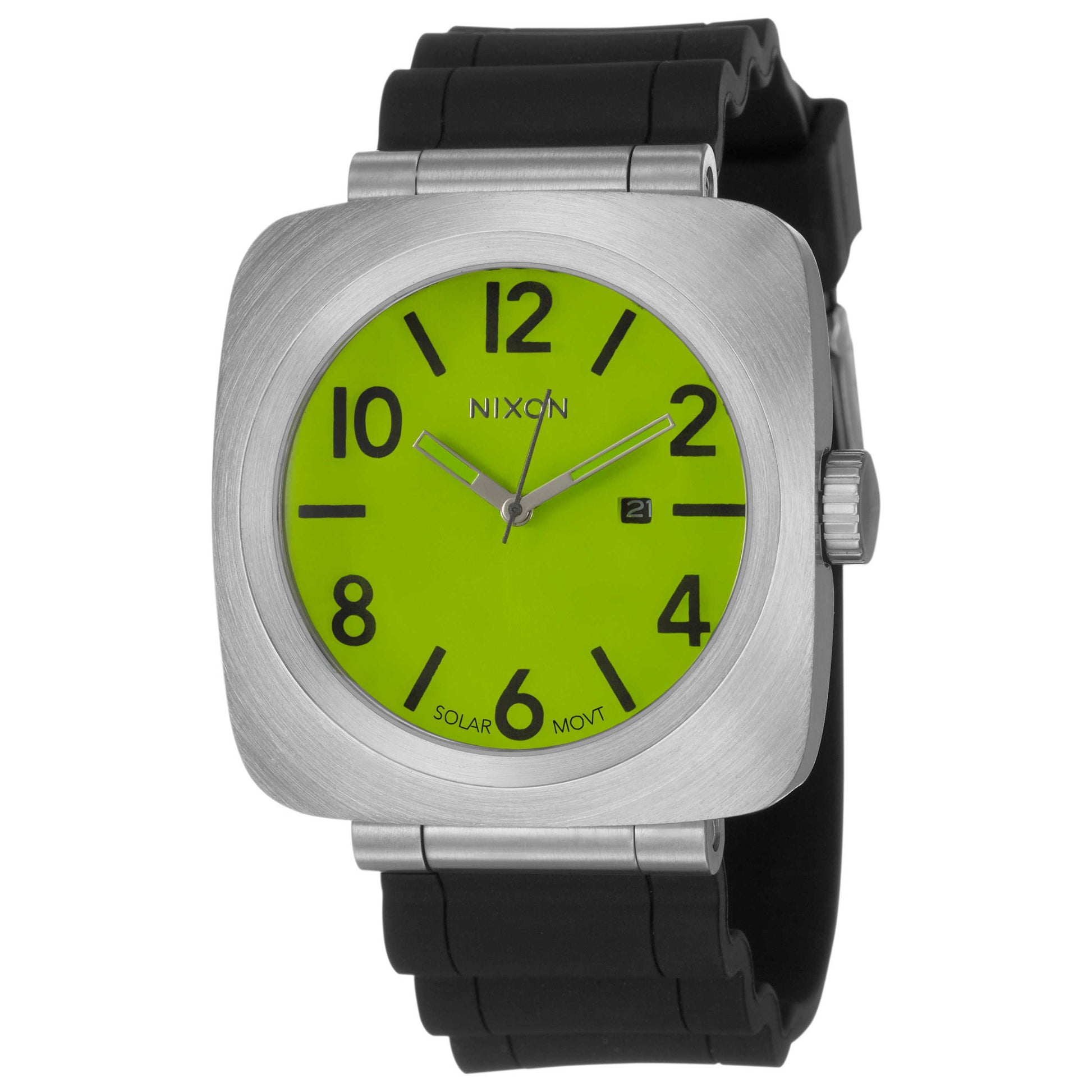 Front view of Nixon The Volta Men's Solar Powered Quartz Watch A118536-00