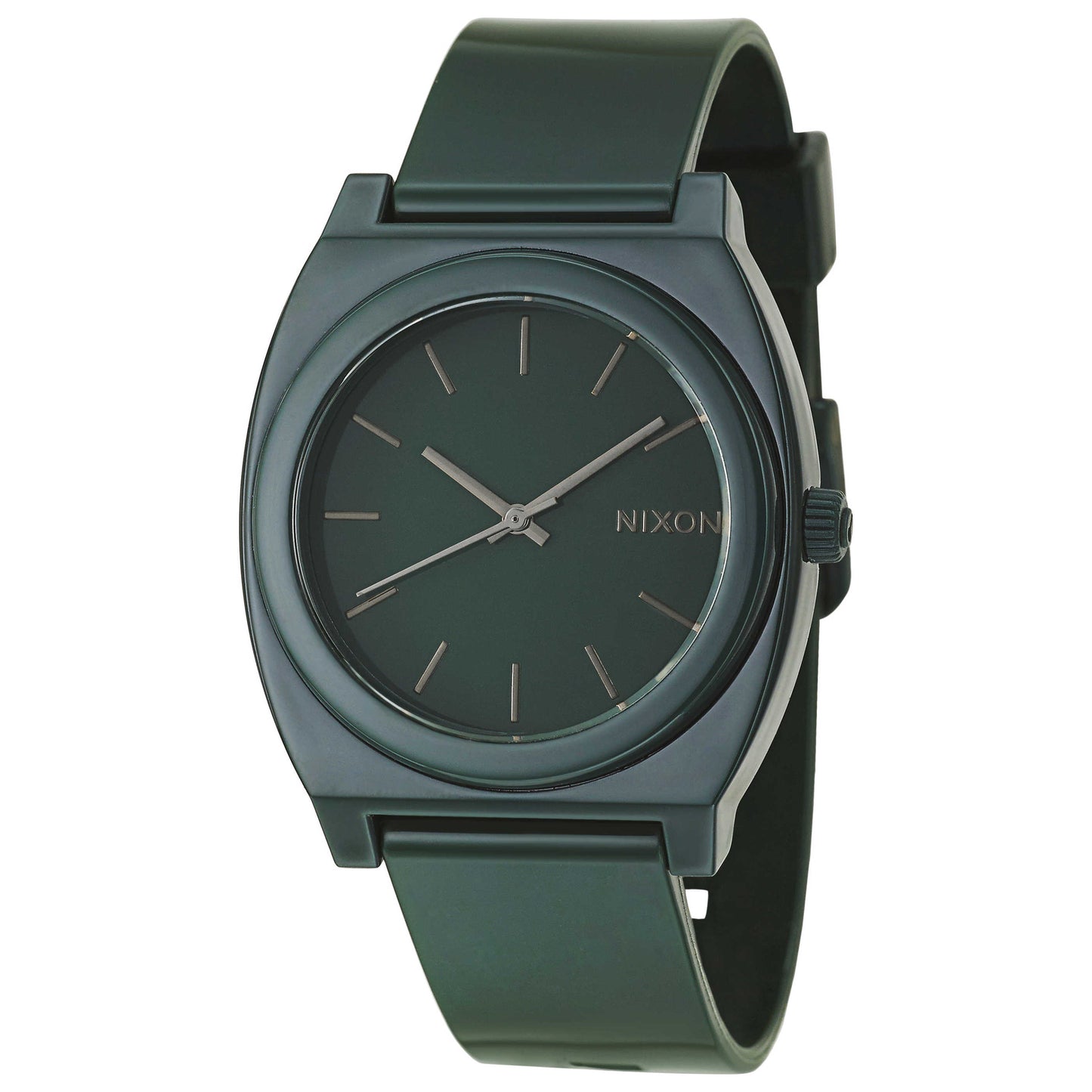 Front view of Nixon The Time Teller Men's Japanese Quartz (Battery-Powered) Watch A119651-00