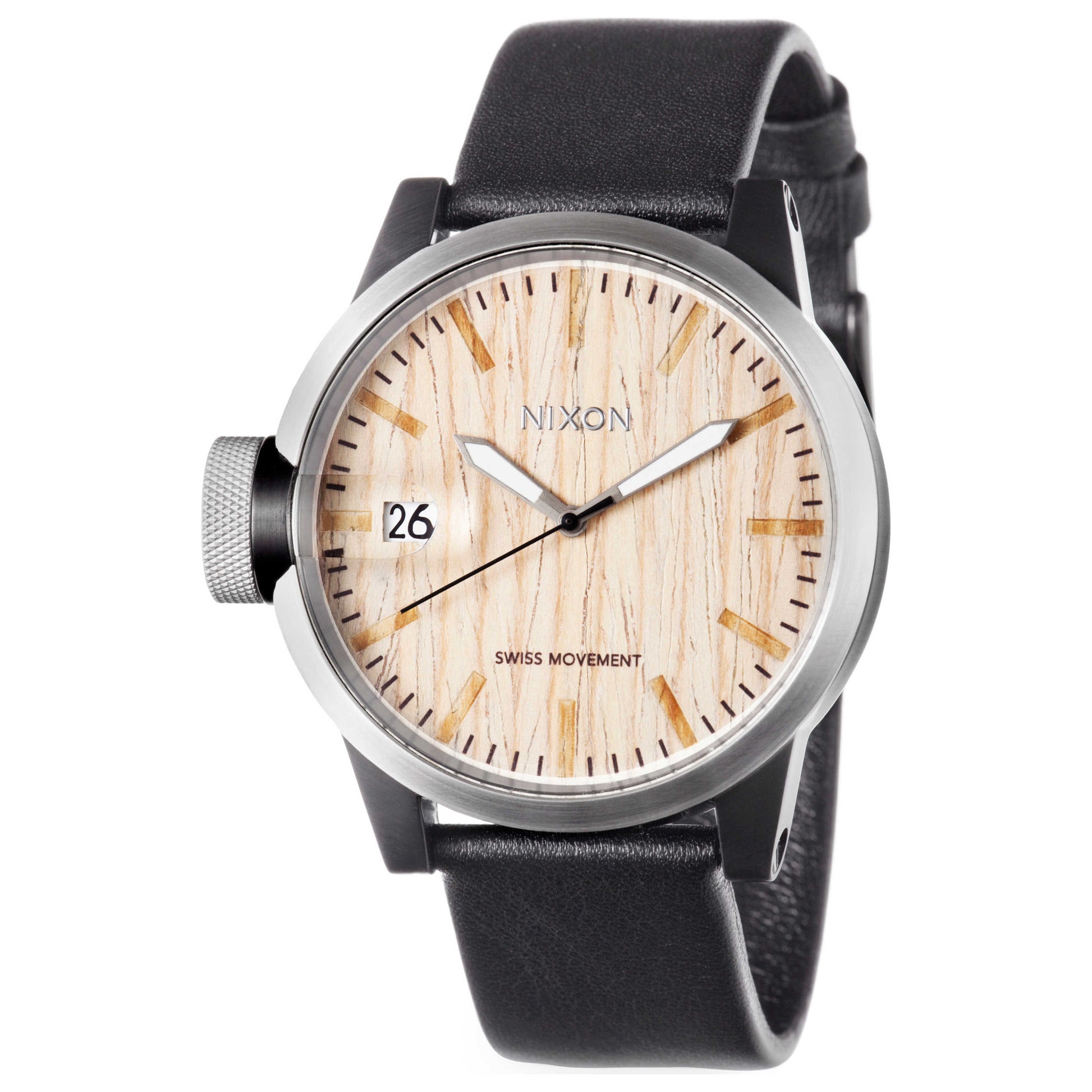 Front view of Nixon The Chronicle Men's Swiss Quartz (Battery-Powered) Watch A127630-00