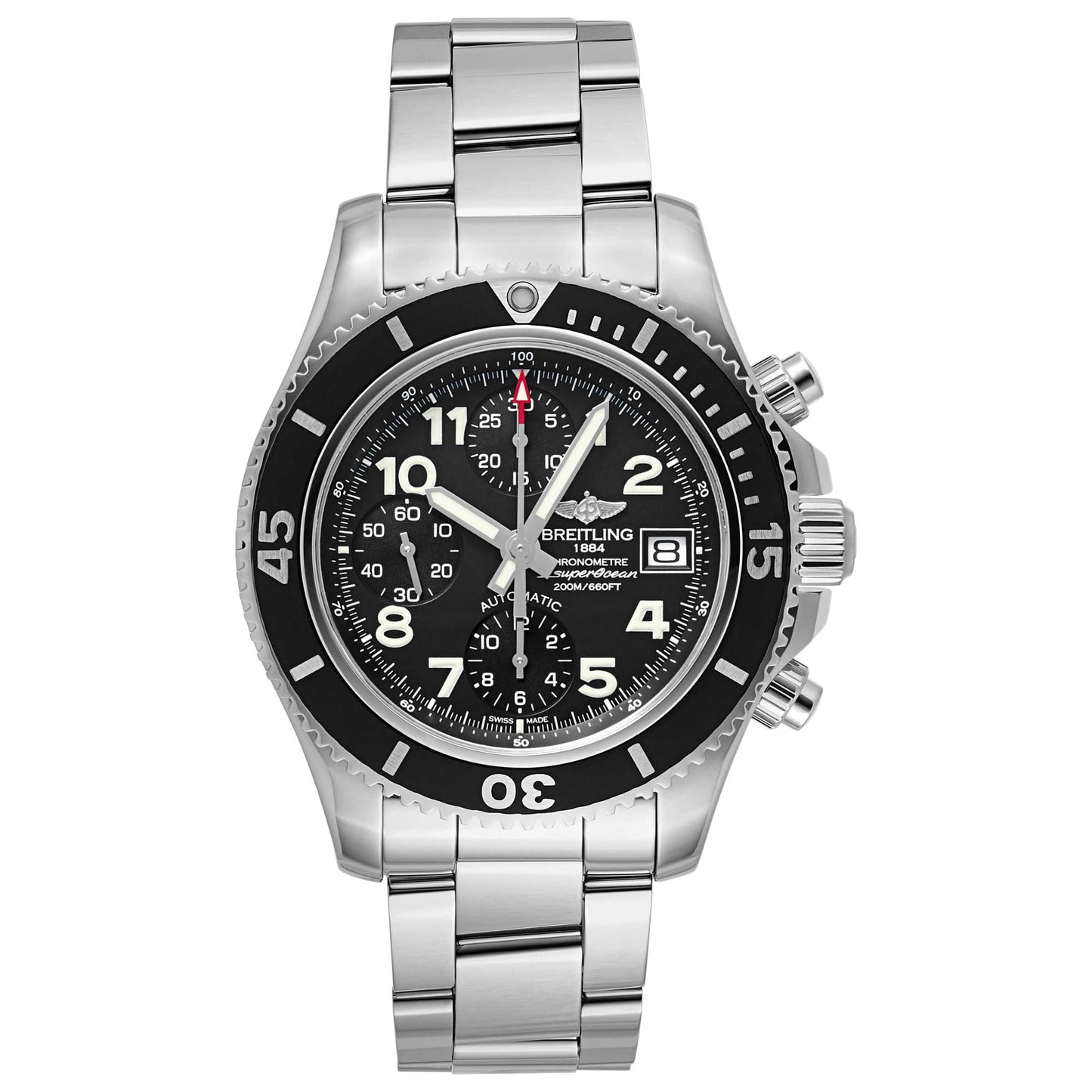 Front view of Breitling Superocean Men's Automatic Watch A13311C9-BE93-161A