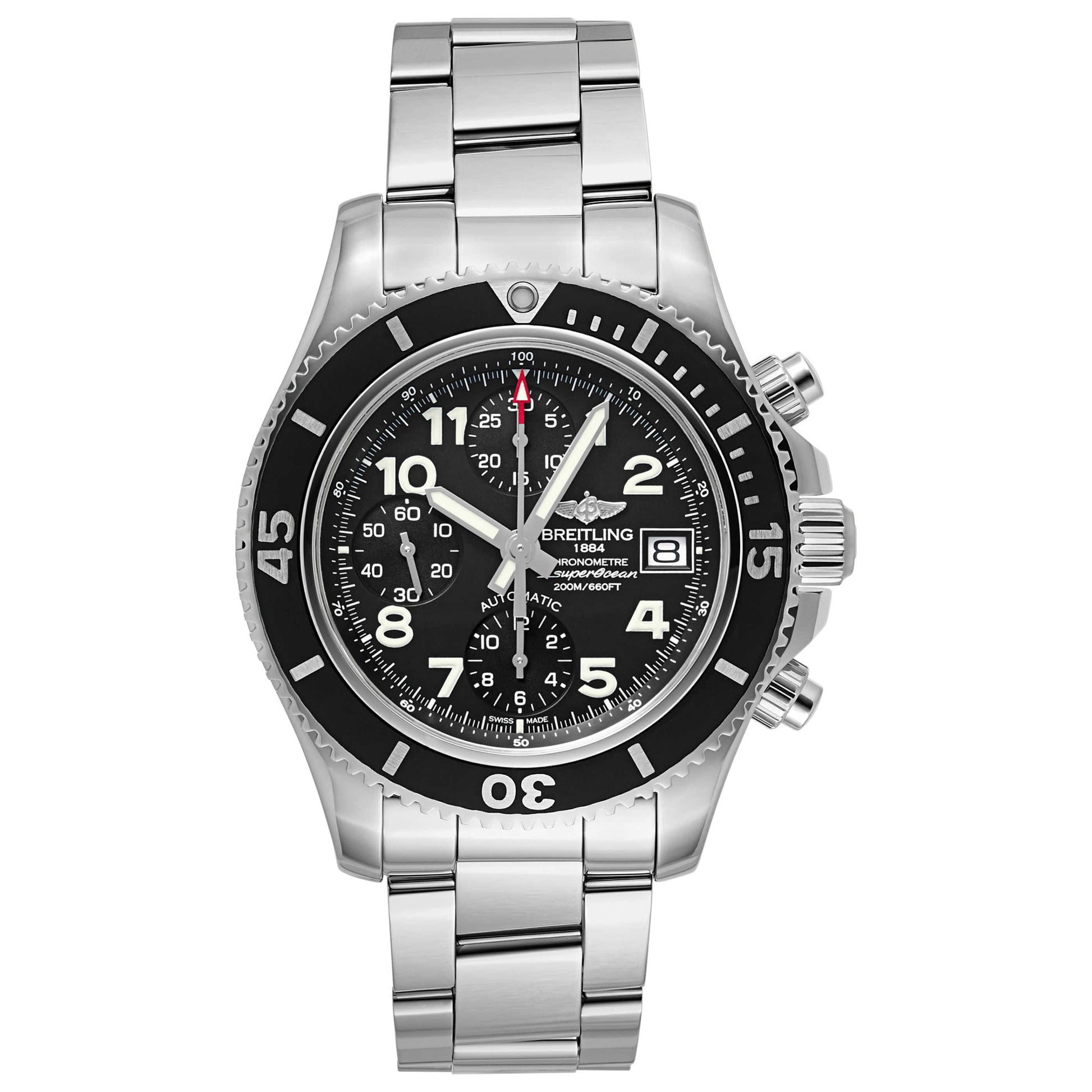 Front view of Breitling Superocean Men's Automatic Watch A13311C9-BE93-161A