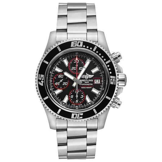 Front view of Breitling Superocean Men's Automatic Watch A1334102-BA81-162A