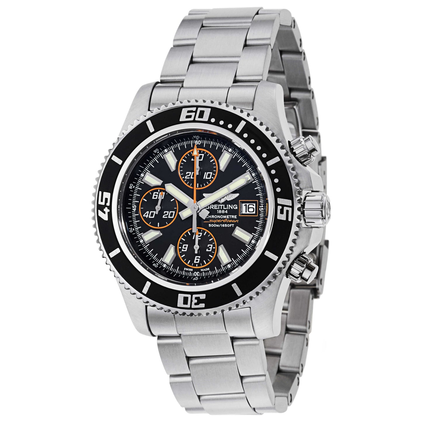 Front view of Breitling Superocean Men's Automatic Watch A1334102-BA85-164A