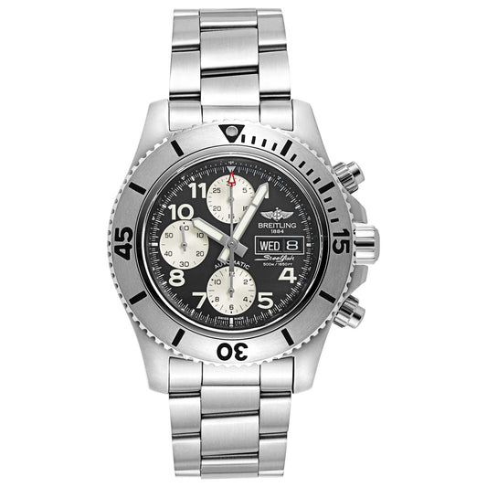 Front view of Breitling Superocean Men's Automatic Watch A13341C3-BD19-162A