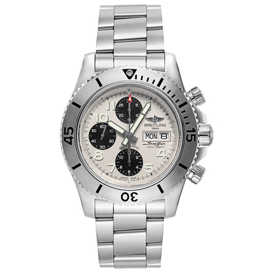 Front view of Breitling Superocean Men's Automatic Watch A13341C3-G782-162A