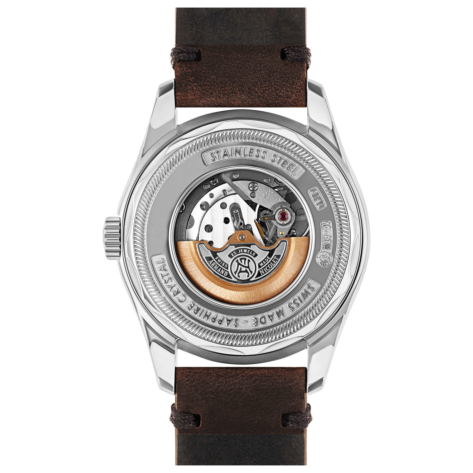 Armand Nicolet HS2 Men's Automatic Watch A136AAA-AG-PK2140TM - Image #2