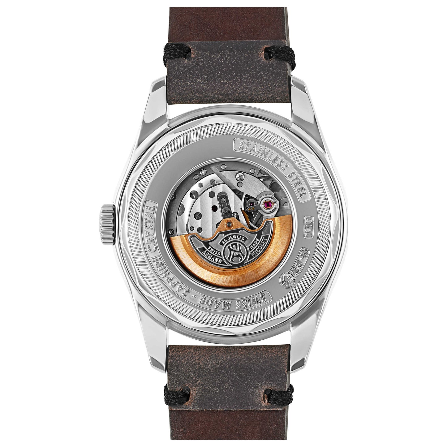 Armand Nicolet HS2 Men's Automatic Watch A136AAA-GR-PK2140TM - Image #2