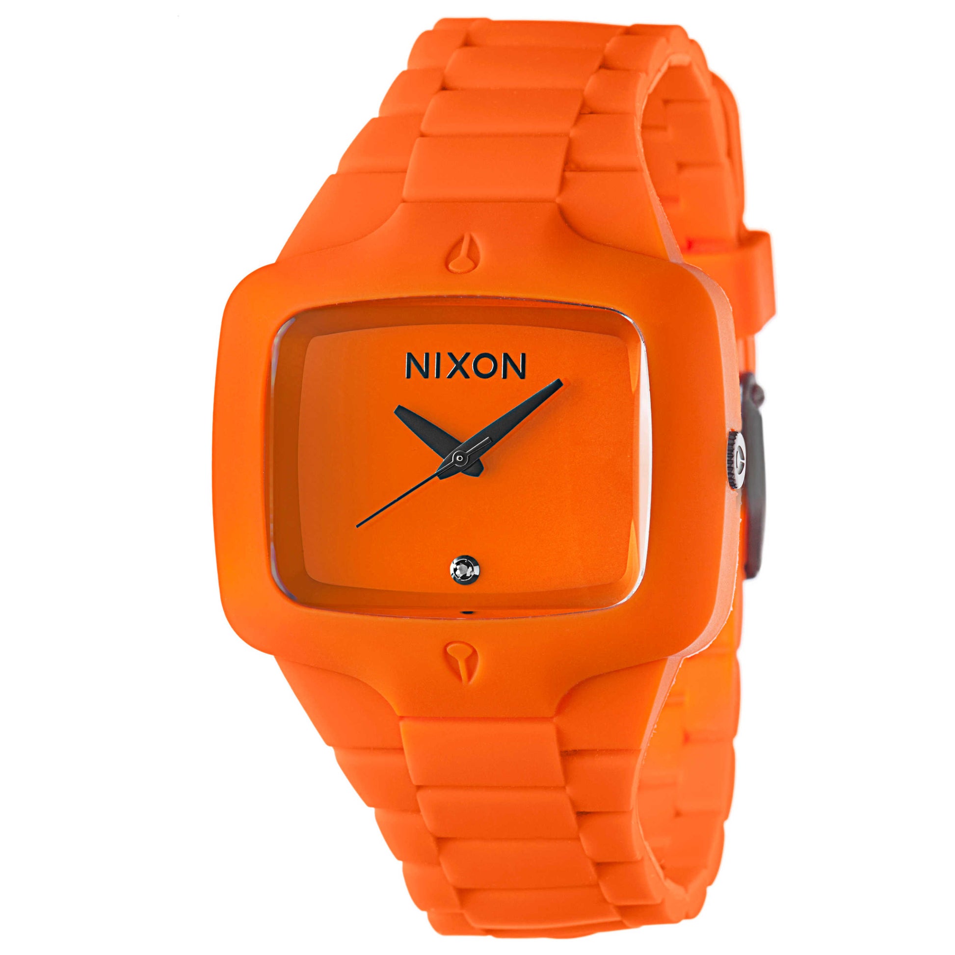 Front view of Nixon The Rubber Player Men's Japanese Quartz (Battery-Powered) Watch A139211-00