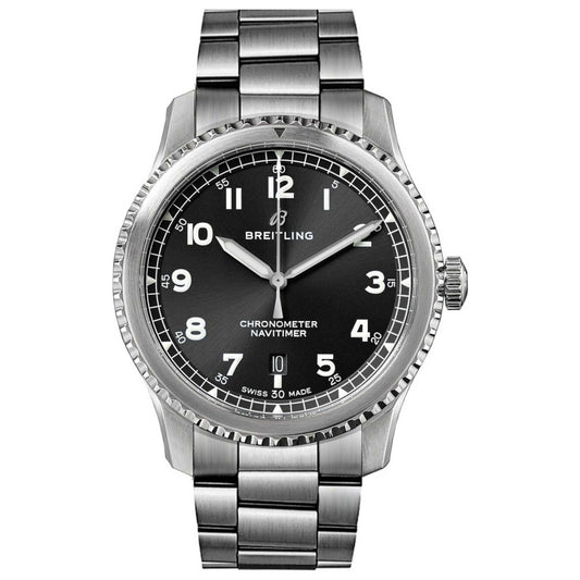 Front view of Breitling Navitimer Men's Automatic Watch A17314101B1A1