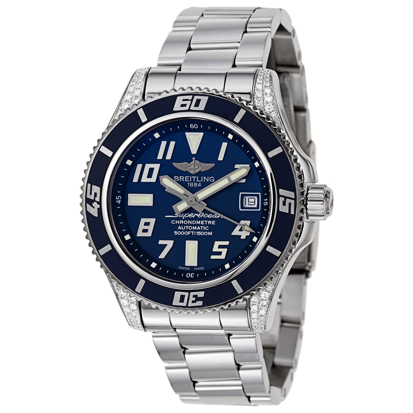 Front view of Breitling Superocean Men's Automatic Watch A1736467-C868-161A