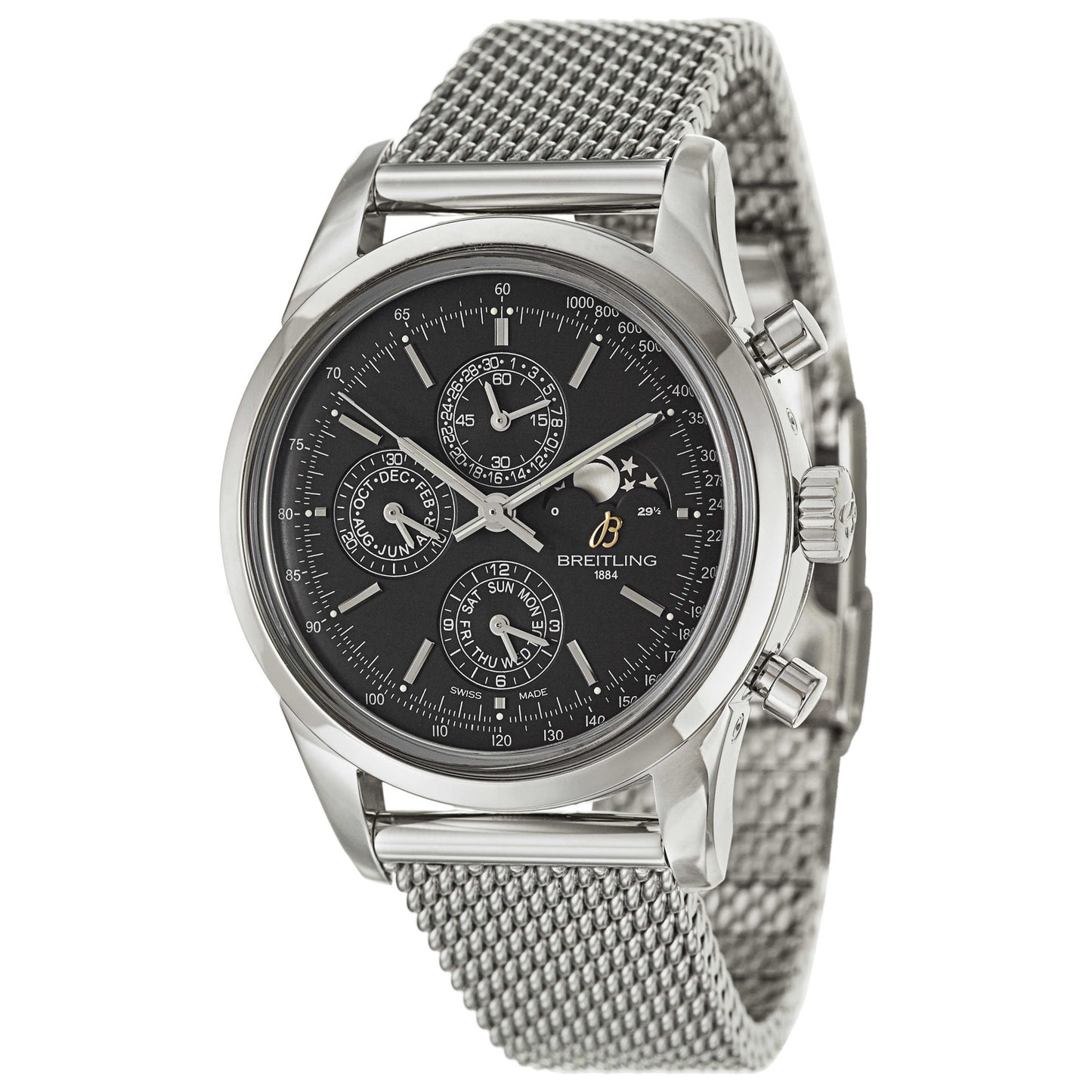 Front view of Breitling Transocean Men's Automatic Watch A1931012-BB68-154A
